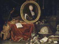 Allegory of Louis Xiv, Protector of Arts and Sciences-Jean Garnier-Stretched Canvas