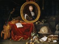 Allegory of Louis Xiv, Protector of Arts and Sciences-Jean Garnier-Framed Stretched Canvas