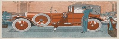 Cheri How Divinely Clever of You to Find a Renault That Goes So Tastefully with My Coat!-Jean Grangier-Art Print