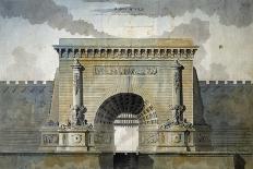 Plan for Gates to City, 1779-Jean Guillaume Moitte-Giclee Print