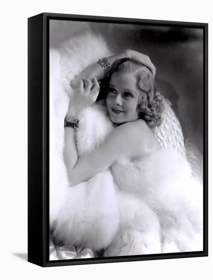 Jean Harlow, 1930s-null-Framed Stretched Canvas