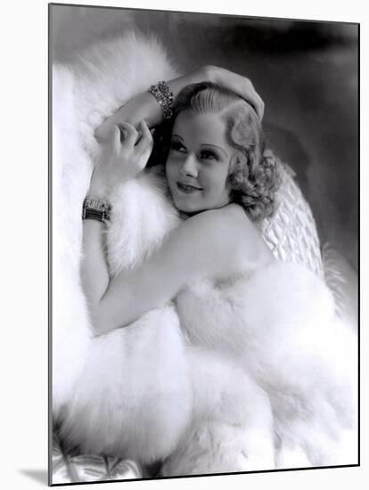 Jean Harlow, 1930s-null-Mounted Photo