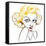 Jean Harlow, 2018-Neale Osborne-Framed Stretched Canvas