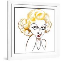 Jean Harlow, 2018-Neale Osborne-Framed Giclee Print