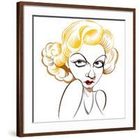 Jean Harlow, 2018-Neale Osborne-Framed Giclee Print