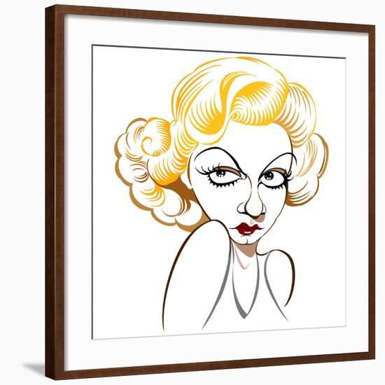 Jean Harlow, 2018-Neale Osborne-Framed Giclee Print