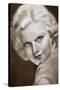 Jean Harlow, American Film Actress, 1933-null-Stretched Canvas