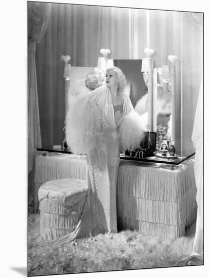 Jean Harlow. "Dinner At Eight" 1933, Directed by George Cukor-null-Mounted Photographic Print