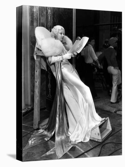 Jean Harlow, Dinner at Eight, 1933-null-Stretched Canvas