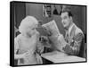 Jean Harlow, Walter Byron, Three Wise Girls, 1932-null-Framed Stretched Canvas