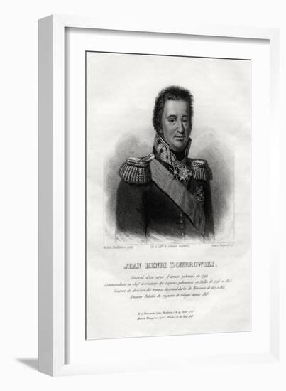 Jean Henri Dombrowski, Polish Military Commaner, 1845-James Hopwood-Framed Giclee Print