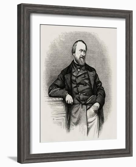 Jean-Hippolyte Flandrin-Leopold Flameng-Framed Art Print