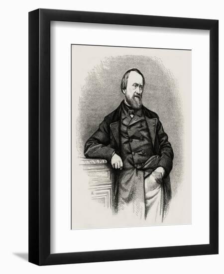 Jean-Hippolyte Flandrin-Leopold Flameng-Framed Art Print