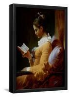 Jean-Honoré Fragonard (Reading woman) Art Poster Print-null-Framed Poster