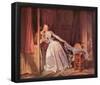 Jean-Honoré Fragonard (The secret kiss) Art Poster Print-null-Framed Poster