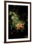 Jean-Honore Fragonard (The Swing)-Jean-Honoré Fragonard-Framed Art Print