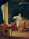 Voltaire at a Chess Table, Between 1750 and 1775-Jean Huber-Giclee Print