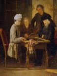 Voltaire at a Chess Table, Between 1750 and 1775-Jean Huber-Giclee Print