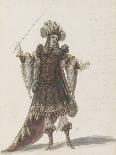 Tome III (1696 DR à 1761DR) : Costumes de fêtes et de mascarades. Théâtre d-Jean I Berain-Stretched Canvas