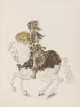 Costume de Carrousel : projet pour celui d'un cavalier, Trompette de la quadrille du Dauphin-Jean I Berain-Giclee Print