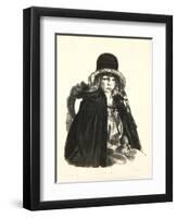 Jean in a Black Hat, 1923-24-George Wesley Bellows-Framed Giclee Print