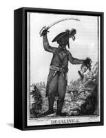 Jean Jacques Dessalines, a Leader of the Haitian Revolution, 1806-Manuel Lopez-Framed Stretched Canvas