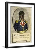 Jean-Jacques Dessalines, Emperor Jacques I of Haiti-null-Framed Premium Giclee Print