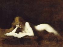 At the Fountain-Jean Jacques Henner-Giclee Print
