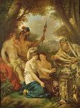 An Ancient Marriage (Oil on Canvas)-Jean Jacques II Lagrenee-Giclee Print
