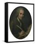 Jean-Jacques Rousseau (1712-177) Writing a Sheet Music-null-Framed Stretched Canvas