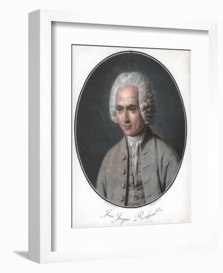 Jean-Jacques Rousseau (1712-7), French Political Philosopher-Pierre Michel Alix-Framed Giclee Print