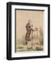 Jean-Jacques Rousseau (1712-78) Gathering Herbs at Ermenonville-null-Framed Premium Giclee Print