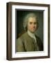 Jean-Jacques Rousseau (1712-78)-Maurice Quentin de La Tour-Framed Premium Giclee Print