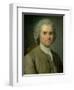 Jean-Jacques Rousseau (1712-78)-Maurice Quentin de La Tour-Framed Premium Giclee Print