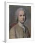 'Jean Jacques Rousseau', 1753-Maurice-quentin De La Tour-Framed Giclee Print