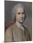 'Jean Jacques Rousseau', 1753-Maurice-quentin De La Tour-Mounted Giclee Print