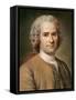 Jean-Jacques Rousseau after 1753-Maurice Quentin de La Tour-Framed Stretched Canvas