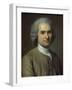 Jean-Jacques Rousseau-Maurice Quentin de La Tour-Framed Giclee Print