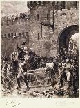 Entrance of Saint Joan of Arc, 1412-31, into Orleans, France-Jean-jacques Scherrer-Framed Giclee Print