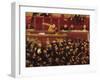 Jean Jaures (1859-1914) Speaking at the Tribune of the Chamber of Deputies, 1903-Jean Veber-Framed Giclee Print