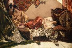 Women of a Harem in Morocco, 1875-Jean Joseph Benjamin Constant-Giclee Print