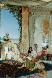 The Palace Guard with Two Leopards-Jean Joseph Benjamin Constant-Framed Giclee Print