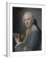 Jean-Joseph Cassanéa de Mondonville (1711-1772)-Maurice Quentin de La Tour-Framed Giclee Print