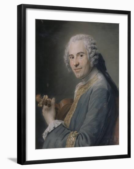 Jean-Joseph Cassanéa de Mondonville (1711-1772)-Maurice Quentin de La Tour-Framed Giclee Print