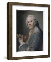 Jean-Joseph Cassanéa de Mondonville (1711-1772)-Maurice Quentin de La Tour-Framed Giclee Print