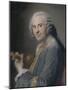 Jean-Joseph Cassanéa de Mondonville (1711-1772)-Maurice Quentin de La Tour-Mounted Giclee Print