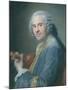 Jean-Joseph Cassanea De Mondonville, 1747-Maurice Quentin de La Tour-Mounted Giclee Print