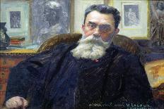 Portrait of Victor A. Laloux (1850-1937) 1911 (Oil on Canvas)-Jean Joseph Weerts-Giclee Print