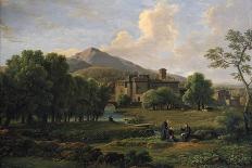 View of the Convent of Grotta Ferrata, Near Rome, 1844-Jean Joseph Xavier Bidauld-Giclee Print