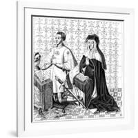 Jean Jouvenel Des Ursins His Wife, Michelle De Vitry, Praying, 14th or 15th Century-null-Framed Giclee Print